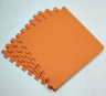 Мягкий пол, коврики-пазлы 50x50x1.4 см, оранжевые